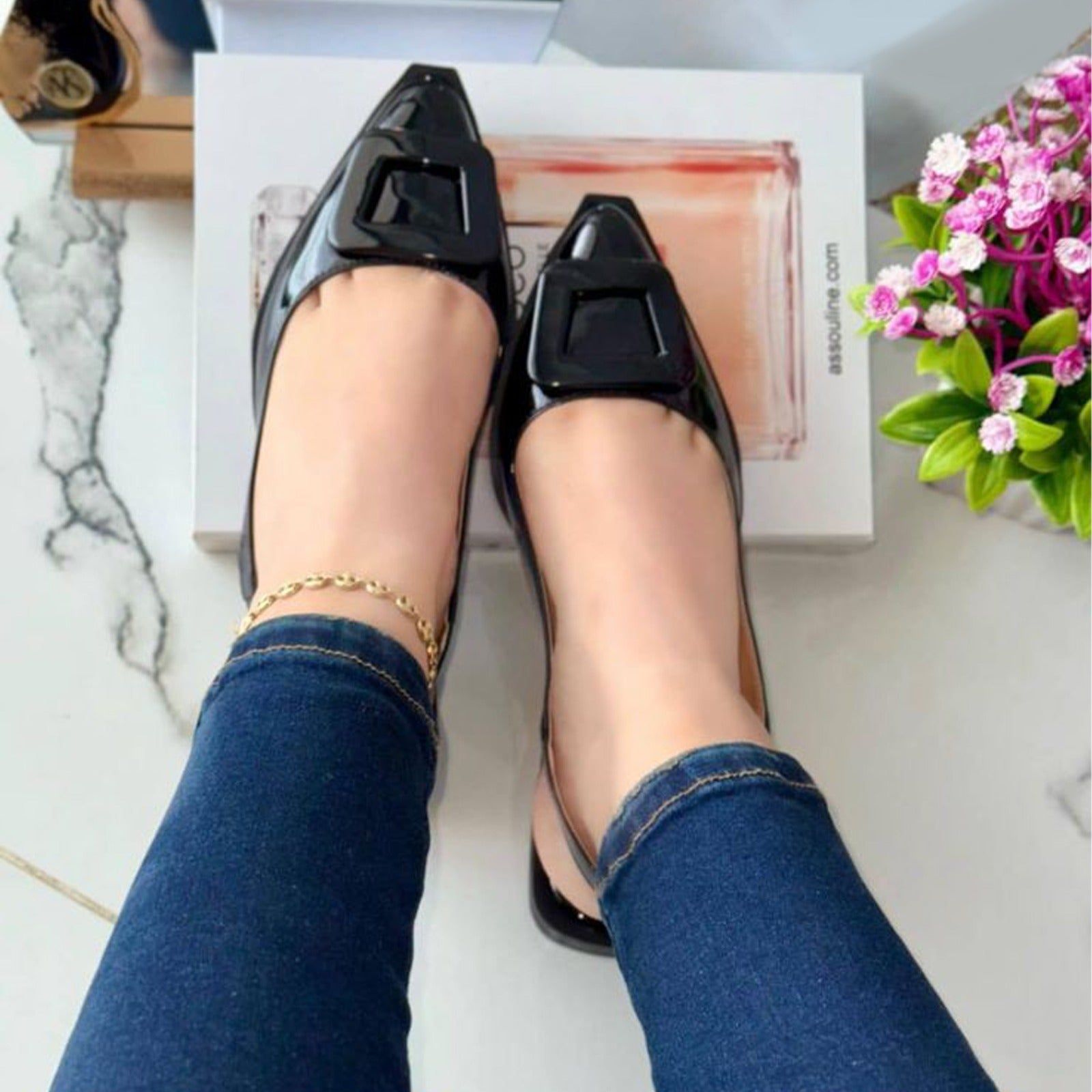 BALETA HEBILLA CUADRADA