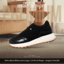 Cargar imagen en el visor de la galería, TENIS  VLZ CASUAL BLACK
