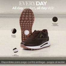 Cargar imagen en el visor de la galería, TENIS  VZ BROWN DAMA
