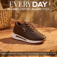 Cargar imagen en el visor de la galería, TENIS  VZ BROWN DAMA
