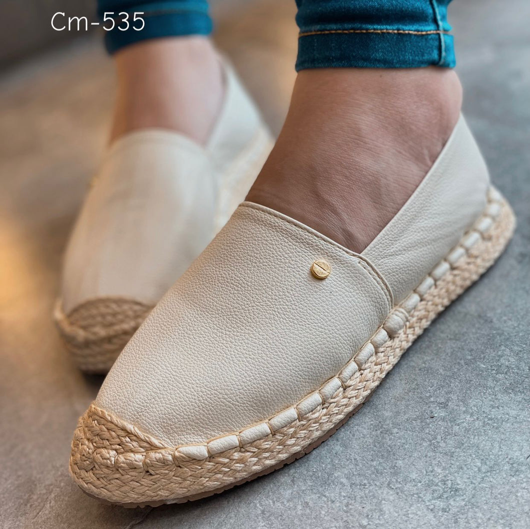 ESPADRILA MUJER 535 BEIGE