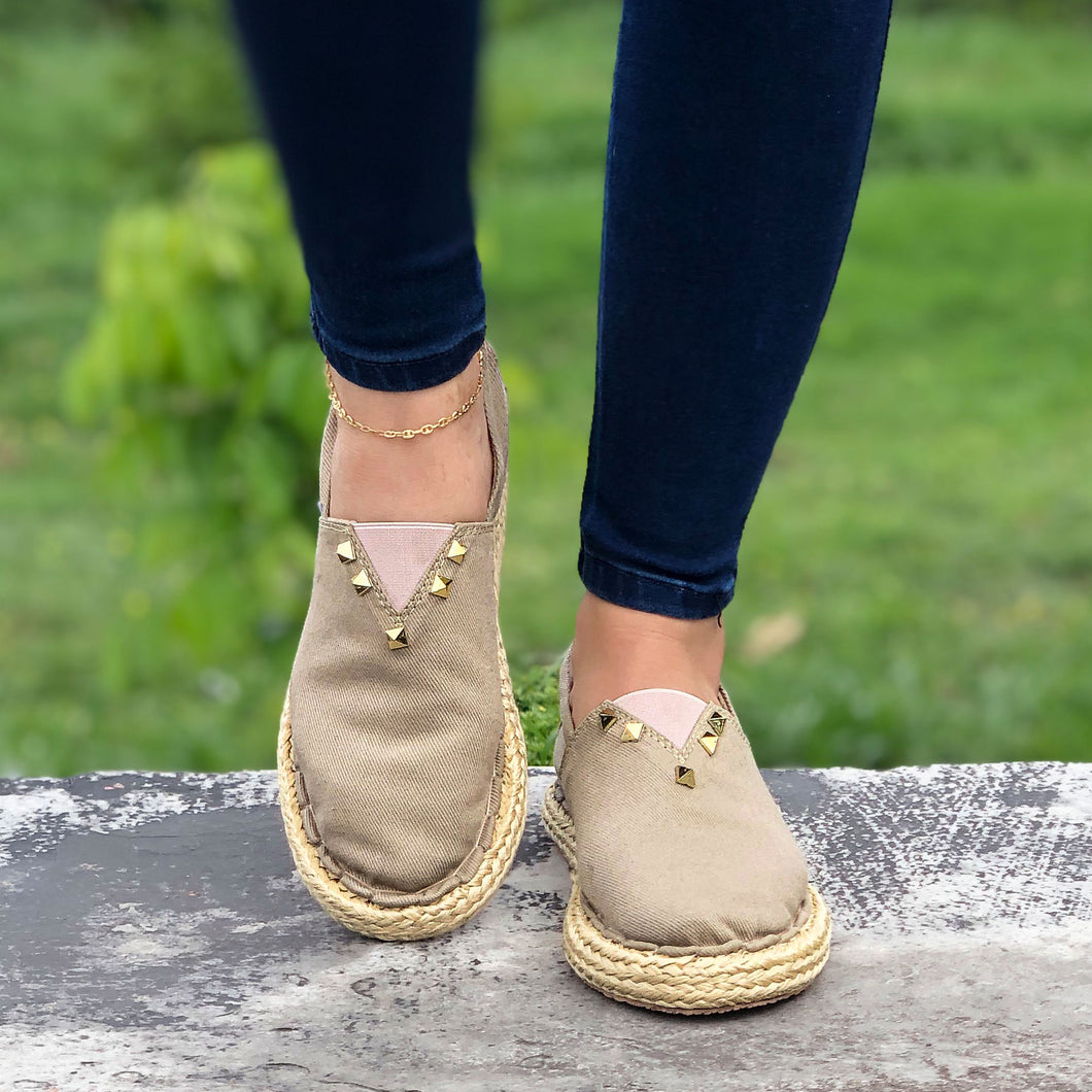 ESPADRILA MUJER 301 CAMEL