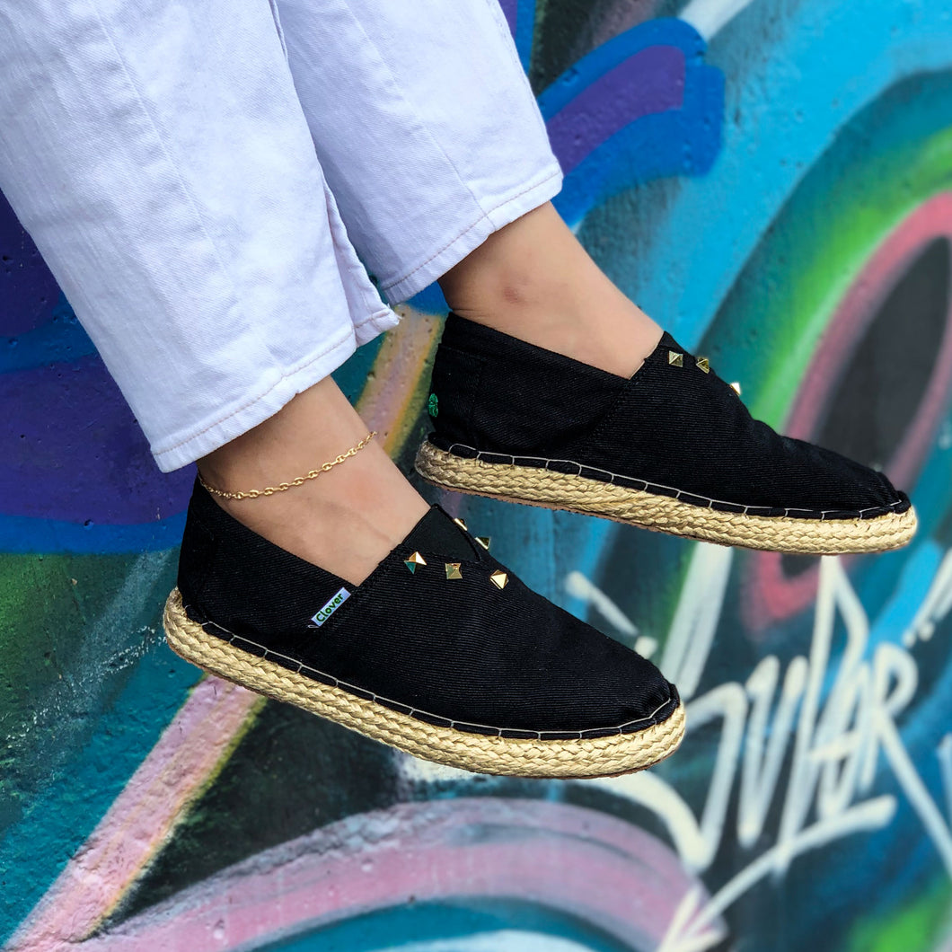 ESPADRILA MUJER 301 NEGRO